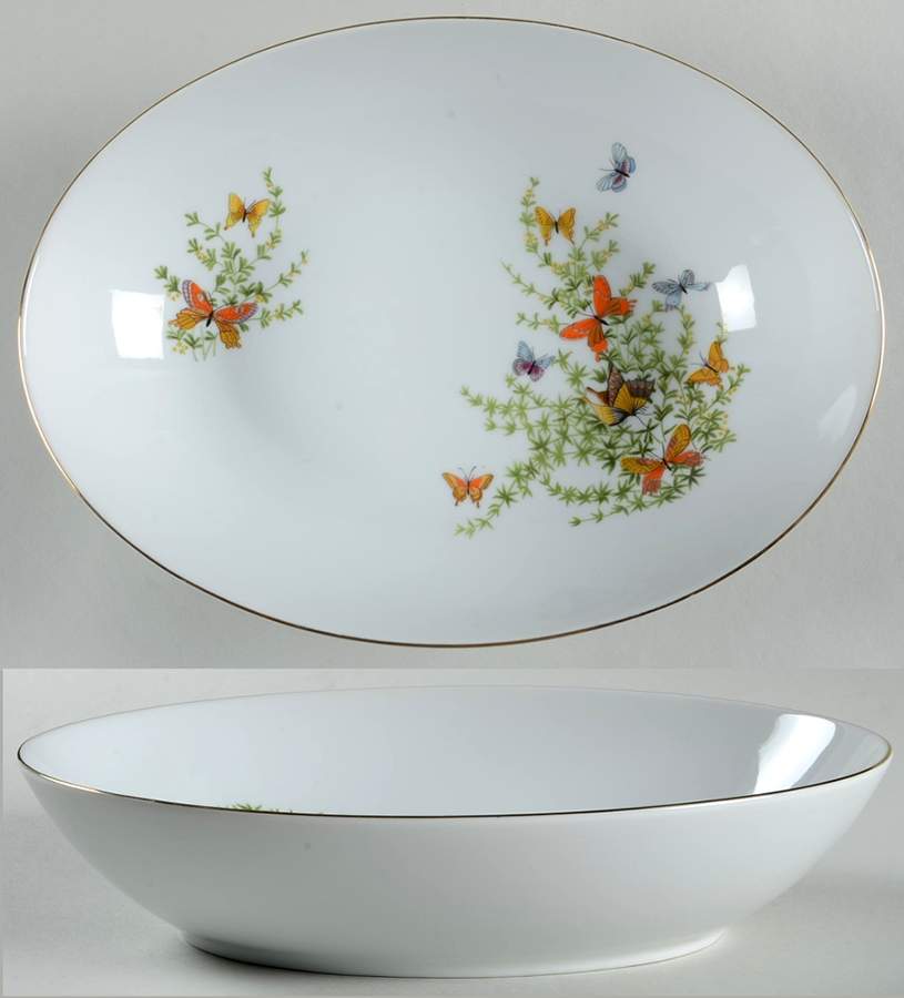 Ecstasy 10" Oval Vegetable Bowl by Shafford-1