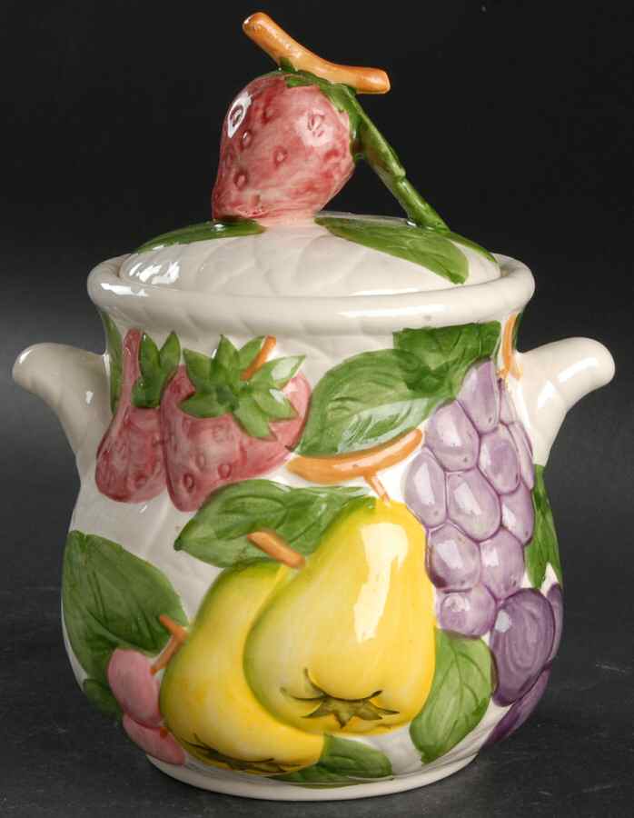 Fruit Du Jour Small Canister & Lid by Shafford-1