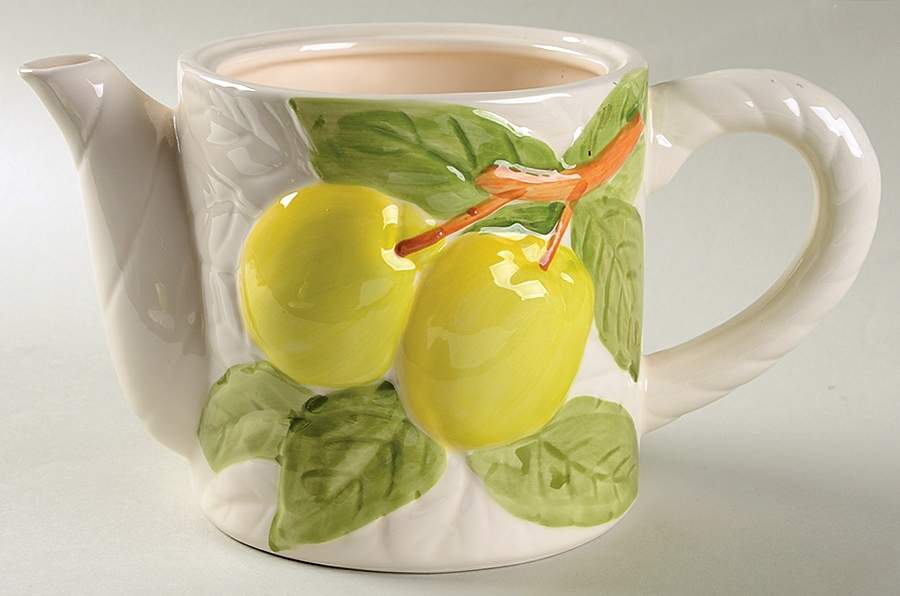 Fruit Du Jour Teapot No Lid by Shafford-1