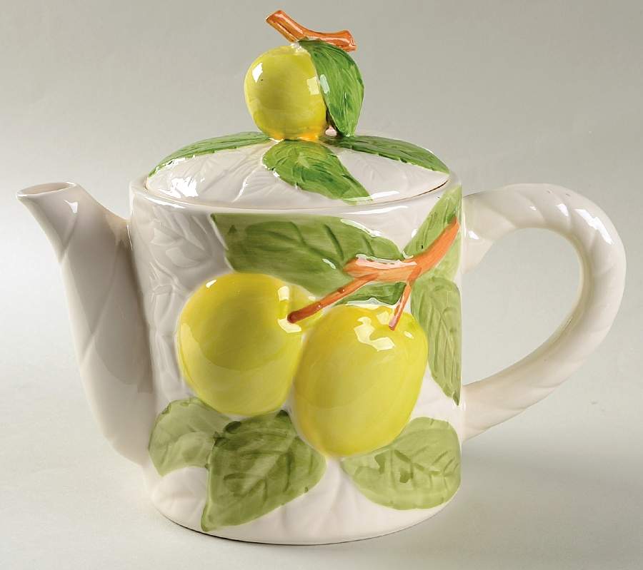Fruit Du Jour Teapot & Lid by Shafford-1