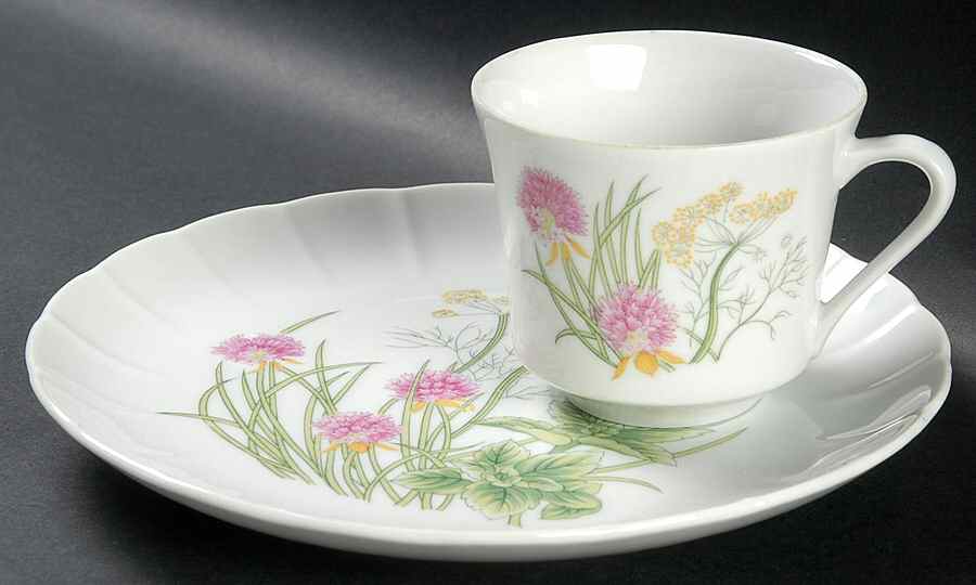 Herbs & Spices Snack Plate & Cup Set by Shafford-1