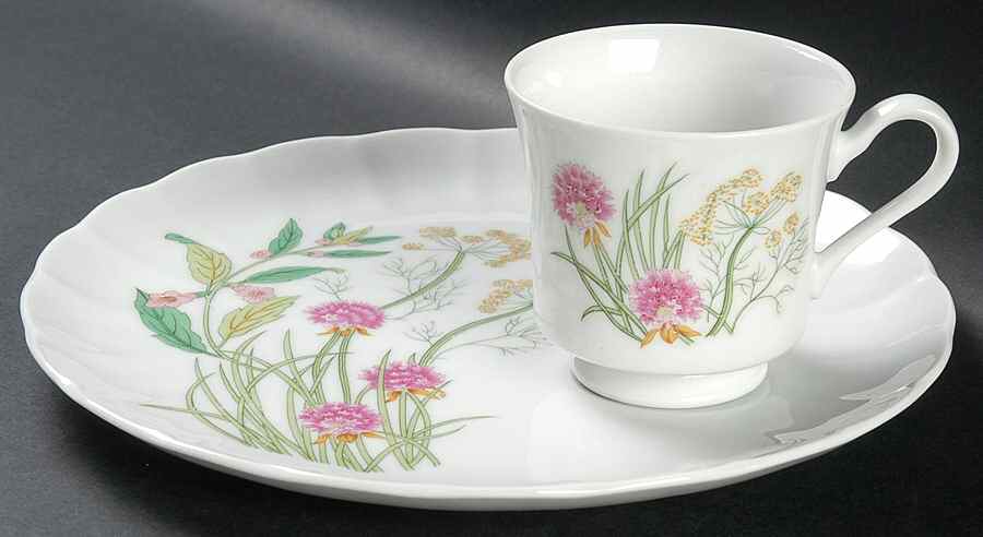 Herbs & Spices Snack Plate & Cup Set by Shafford-1