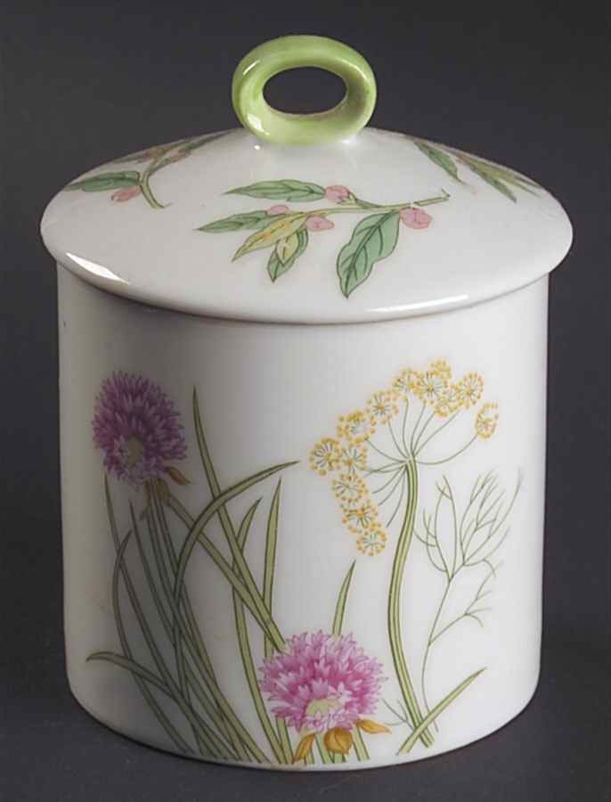 Herbs & Spices Small Canister & Lid by Shafford-1