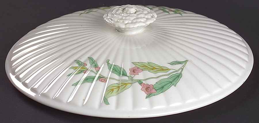 Herbs & Spices Lid for 2 Qt Round Covered Casserole by Shafford-1