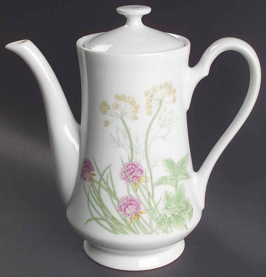 Herbs & Spices Coffee Pot & Lid by Shafford-1