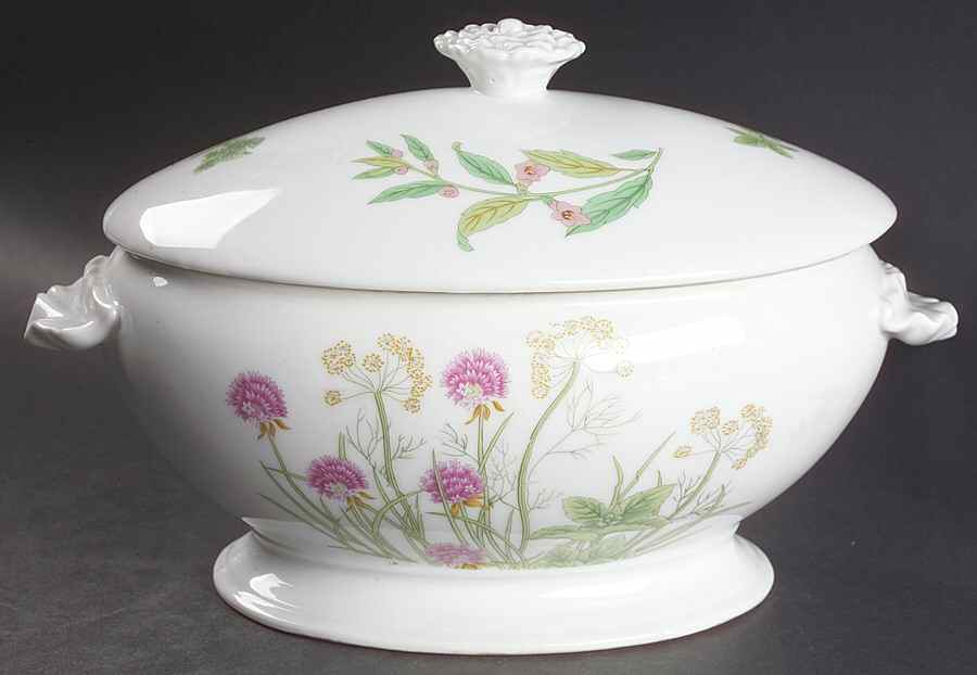 Herbs & Spices Tureen &  Lid by Shafford-1