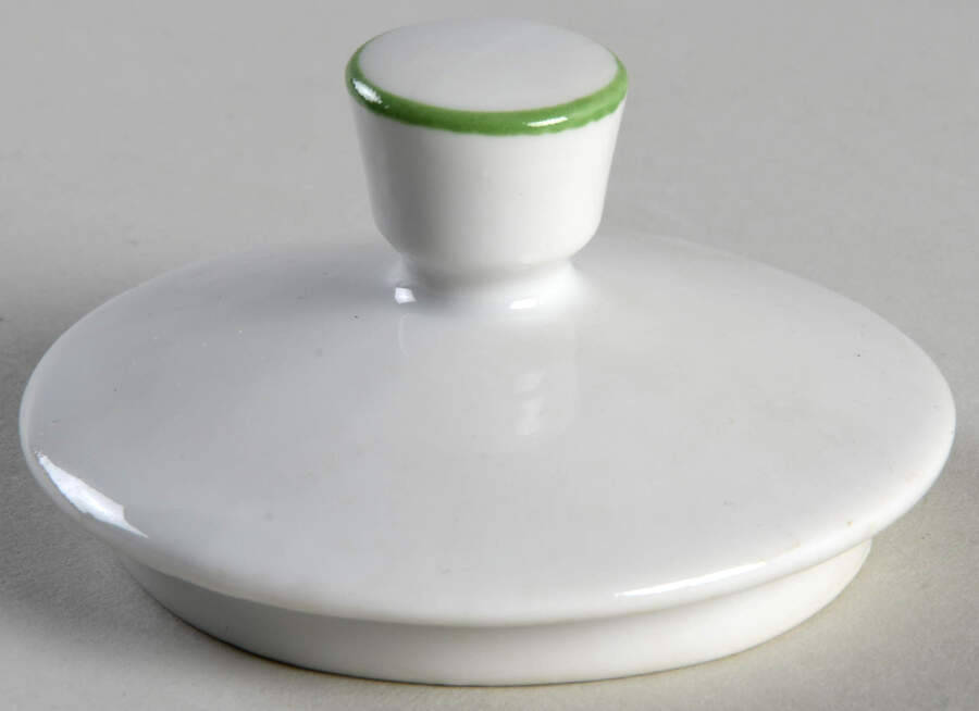 Jade Lily Lid for Sugar Bowl by Shafford-1