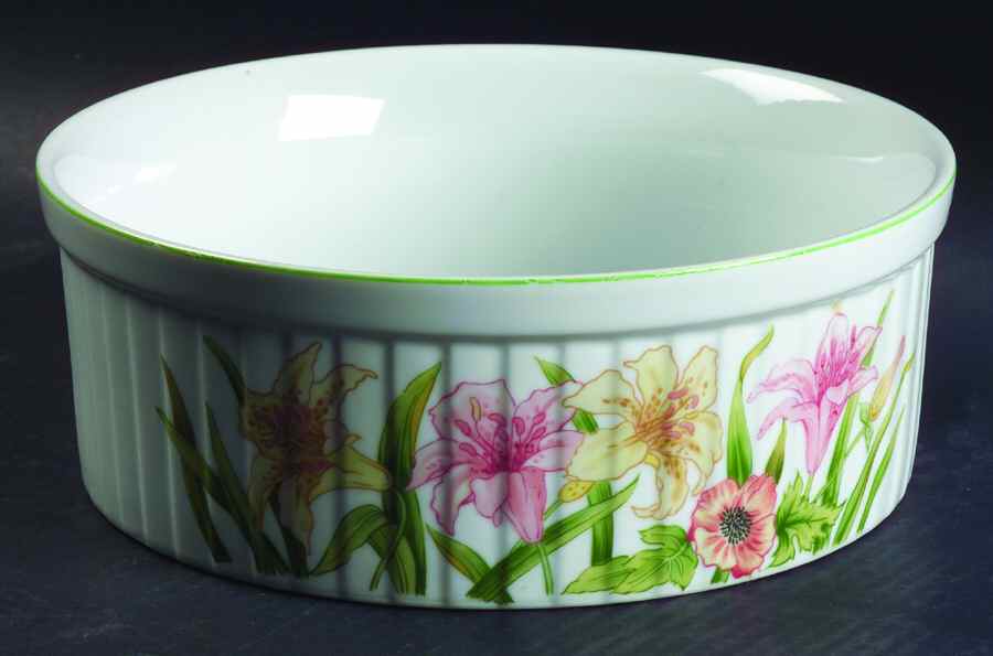 Jade Lily 9" Souffle by Shafford-1