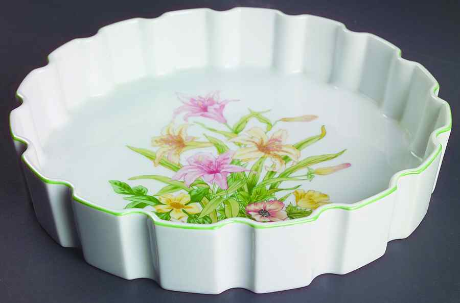 Jade Lily 9" Quiche by Shafford-1