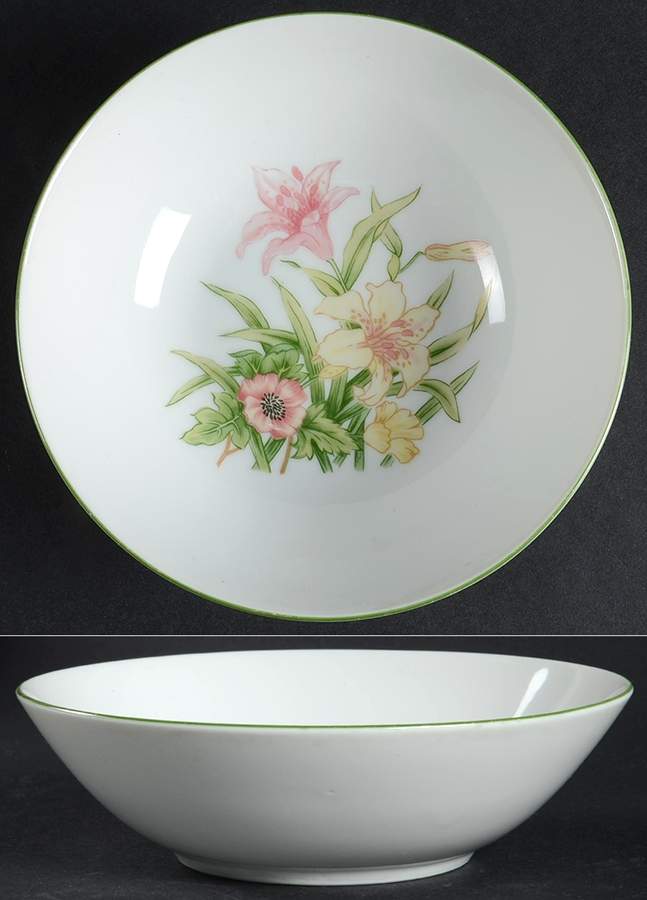 Jade Lily Coupe Cereal Bowl by Shafford-1