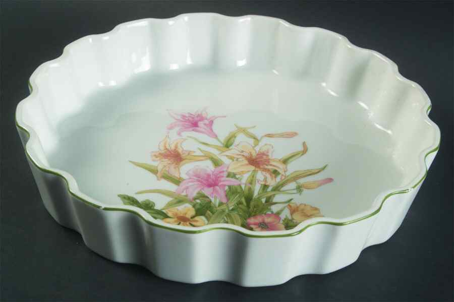 Jade Lily 10" Quiche by Shafford-1