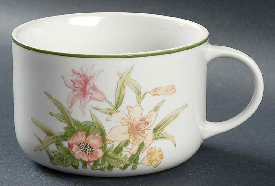 Jade Lily Soup Mug by Shafford-1