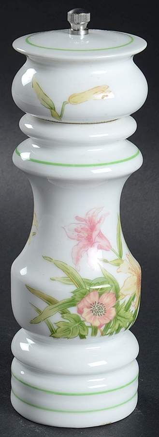 Jade Lily Pepper Mill by Shafford-1