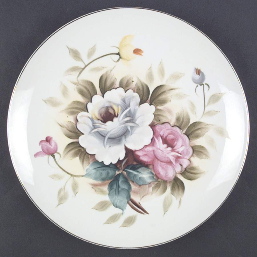 Kashmir Rose Dinner Plate by Shafford-1