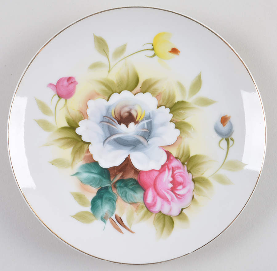 Kashmir Rose Salad Plate by Shafford-1