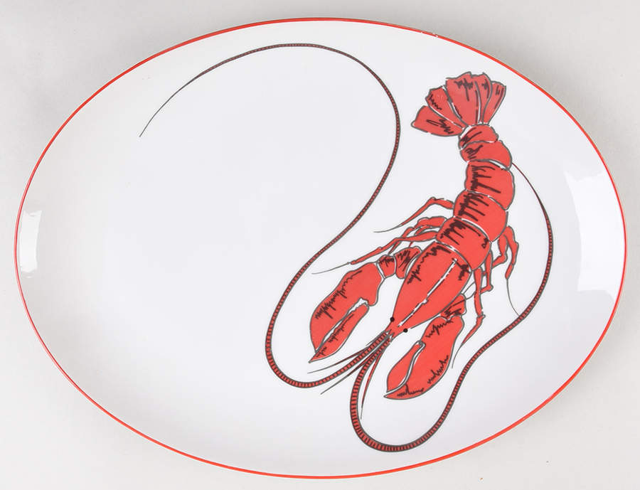 Nantucket 12" Oval Serving Platter by Shafford-1
