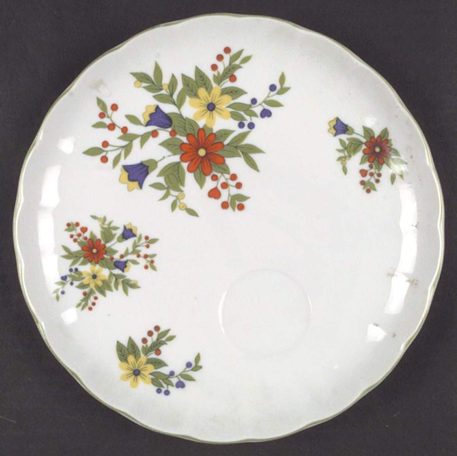Persian Garden Snack Plate & Cup Set by Shafford-1