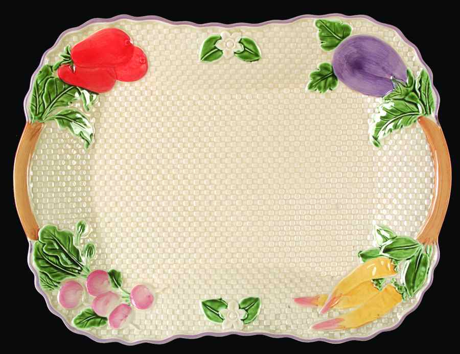 Pick of The Crop 16" Oval Serving Platter by Shafford-1