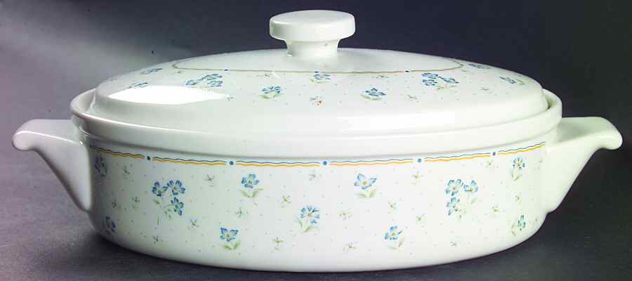 Provence 1.25 Quart Oval Covered Casserole by Shafford-1
