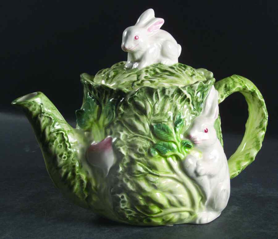 Rabbit Patch Teapot & Lid by Shafford-1