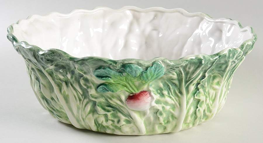 Rabbit Patch 13" Large Salad Serving Bowl by Shafford-1