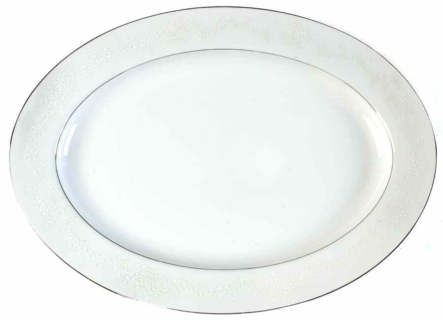 Cameo 14" Oval Serving Platter by Shelby-1