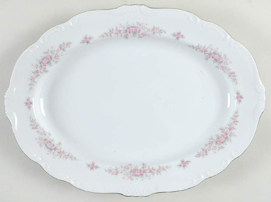 Creston 12" Oval Serving Platter by Shelby-1