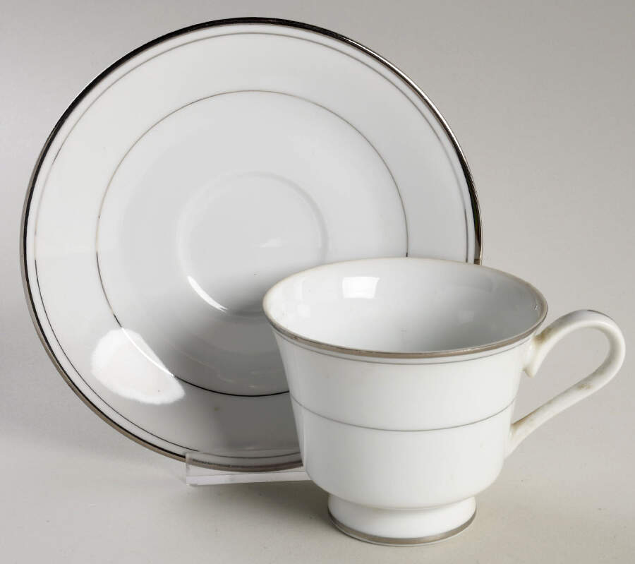 Debutante Footed Cup & Saucer Set by Shelby-1