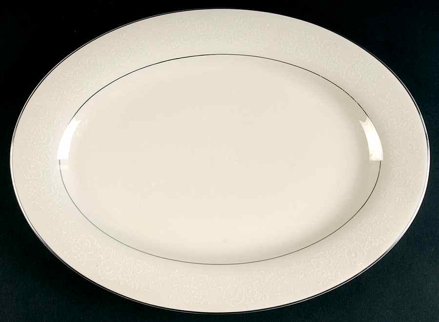 Dover 14" Oval Serving Platter by Shelby-1