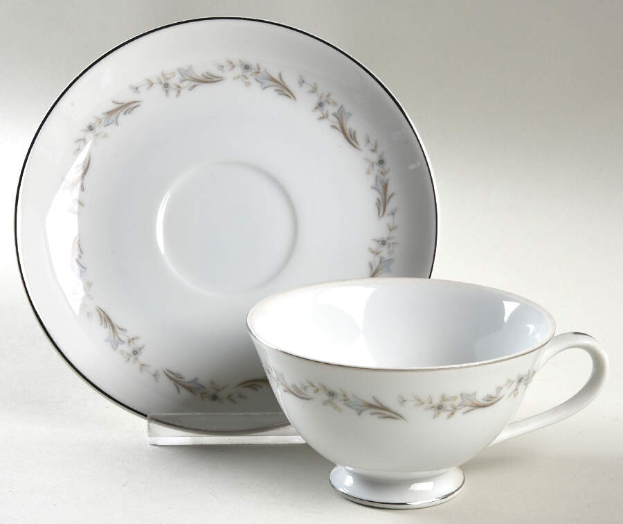 Fairfax Footed Cup & Saucer Set by Shelby-1