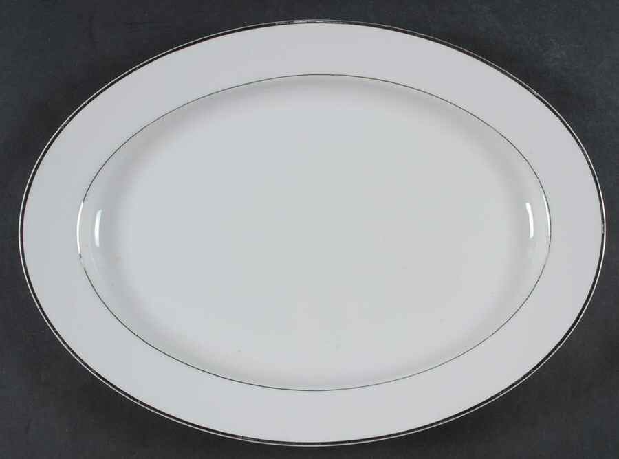 Fremont 16" Oval Serving Platter by Shelby-1