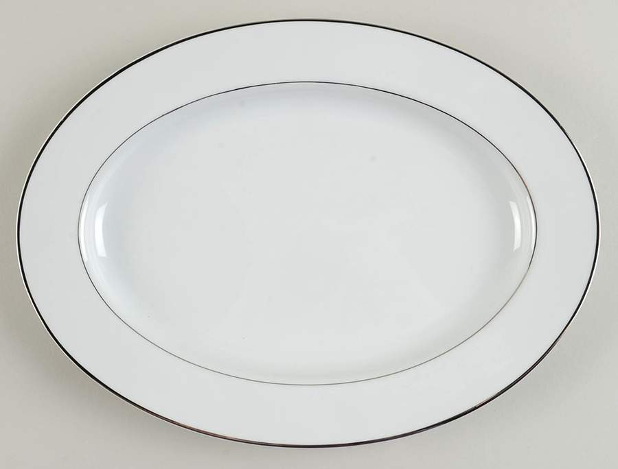 Fremont 12" Oval Serving Platter by Shelby-1