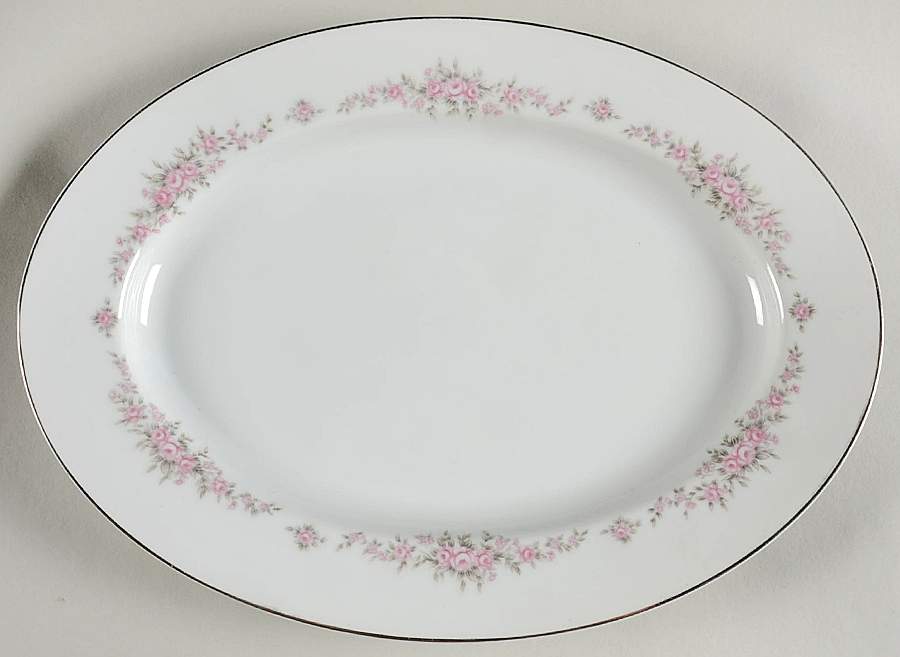 Mona 12" Oval Serving Platter by Shelby-1