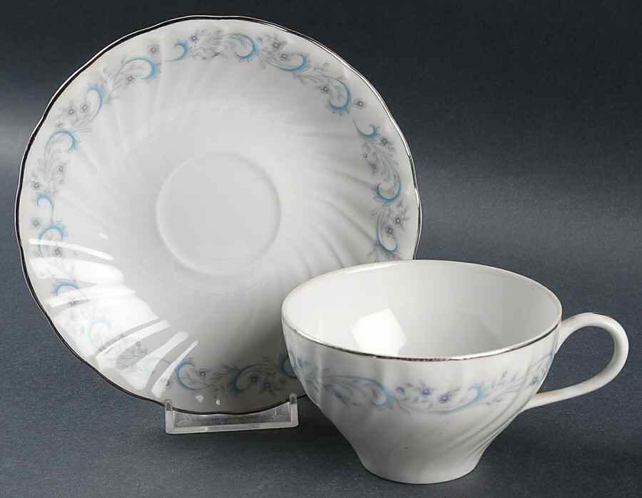 Westfield Flat Cup & Saucer Set by Shelby-1