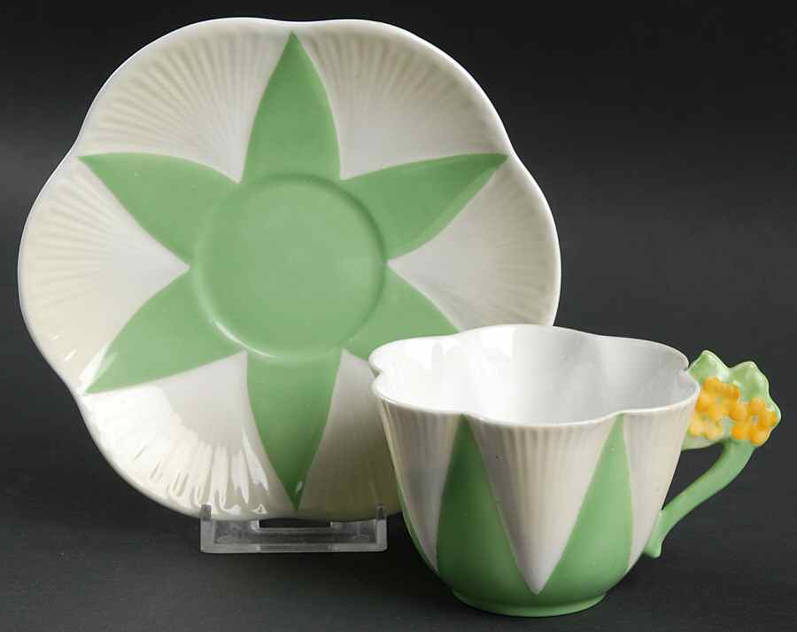 11770 Flat Cup & Saucer Set by Shelley-1