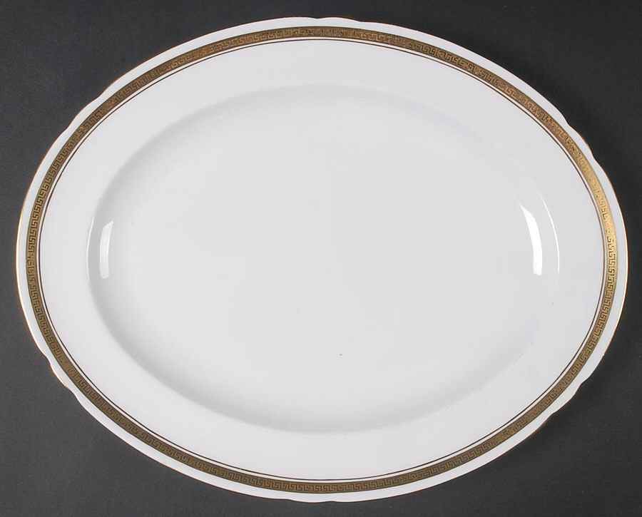 12747 12" Oval Serving Platter by Shelley-1