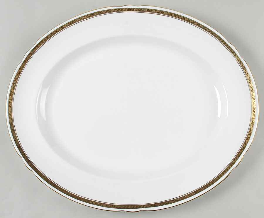 12747 15" Oval Serving Platter by Shelley-1