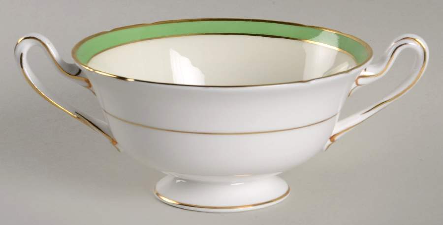 12749g Footed Cream Soup Bowl by Shelley-1