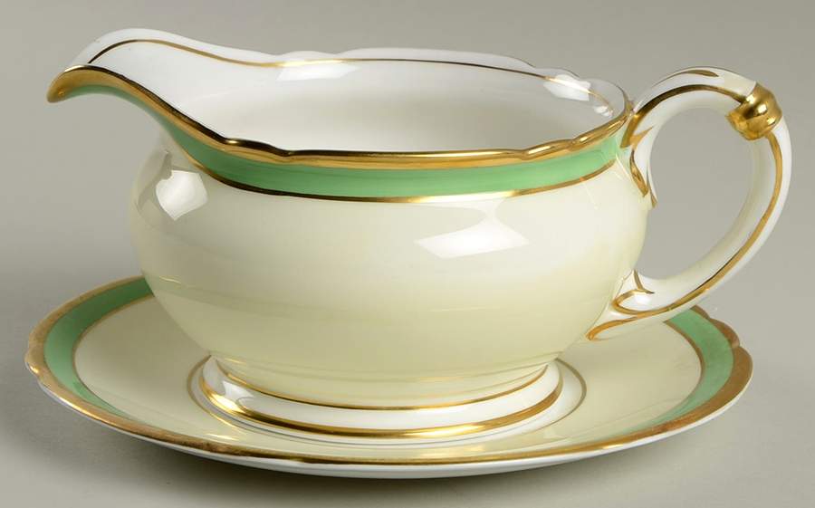 12749g Gravy Boat & Underplate by Shelley-1