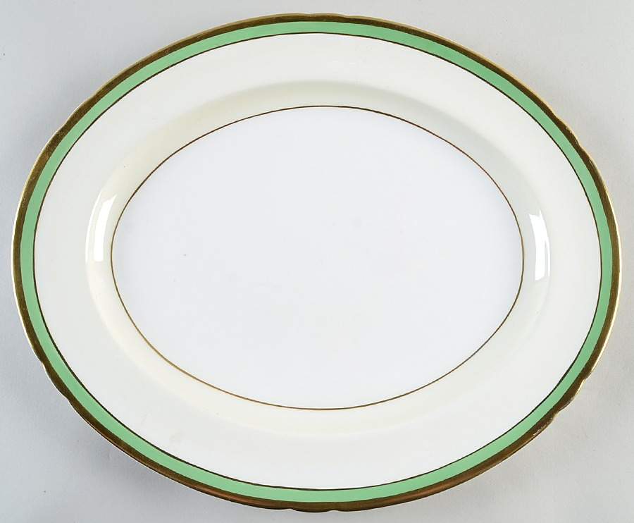 12749g 14" Oval Serving Platter by Shelley-1