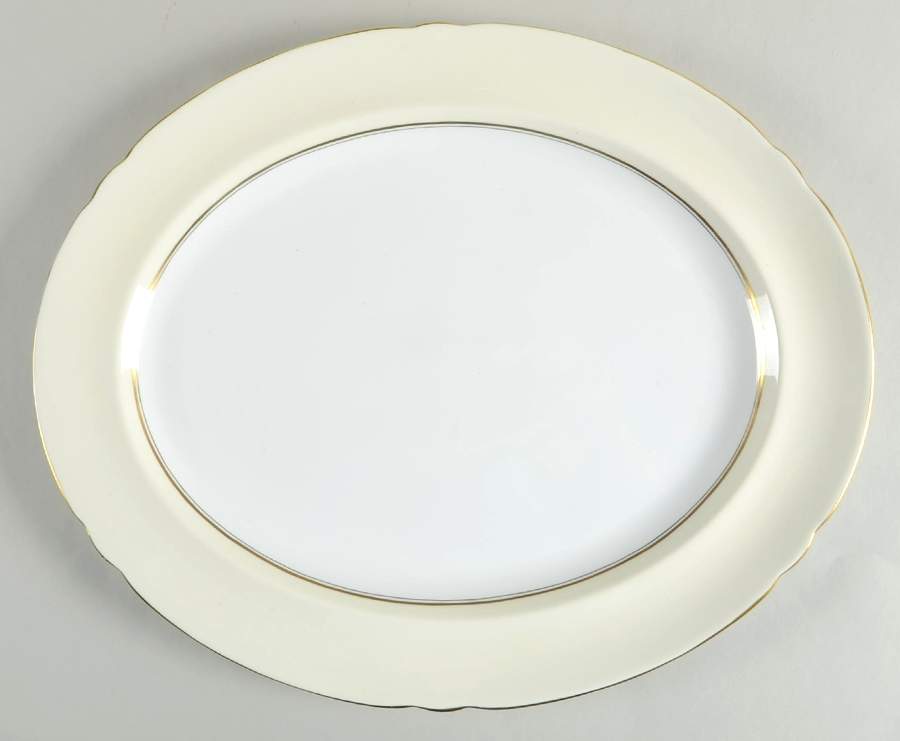 Trent 17" Oval Serving Platter by Shelley-1