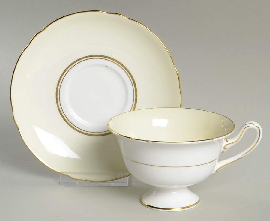 Trent Footed Cup & Saucer Set by Shelley-1