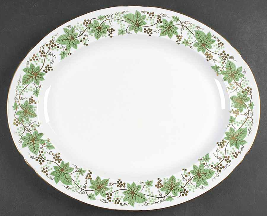 13616 14" Oval Serving Platter by Shelley-1