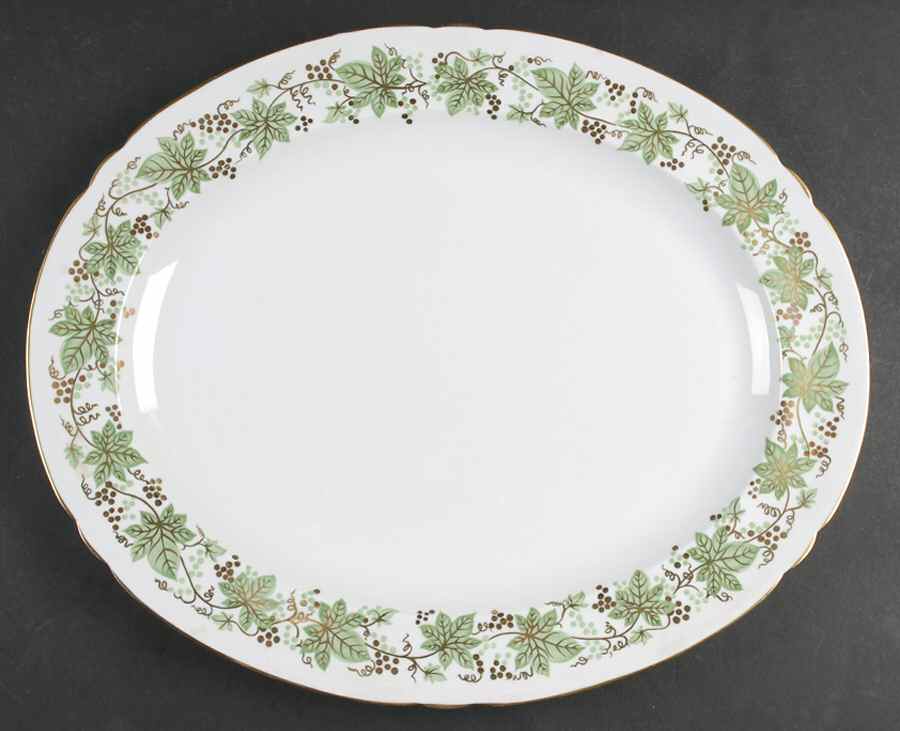13616 16" Oval Serving Platter by Shelley-1