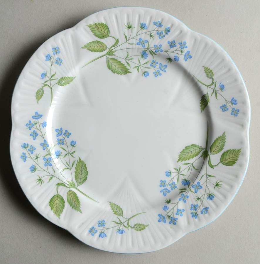 American Brooklime Salad Plate by Shelley-1
