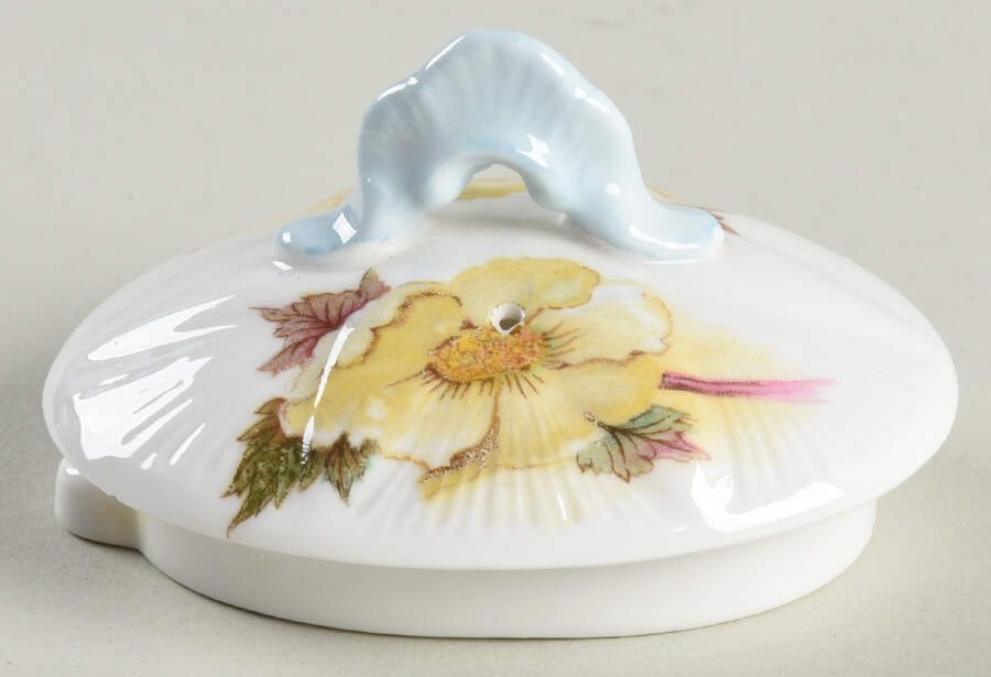 Begonia (Dainty Shape) Lid for Mini Teapot by Shelley-1