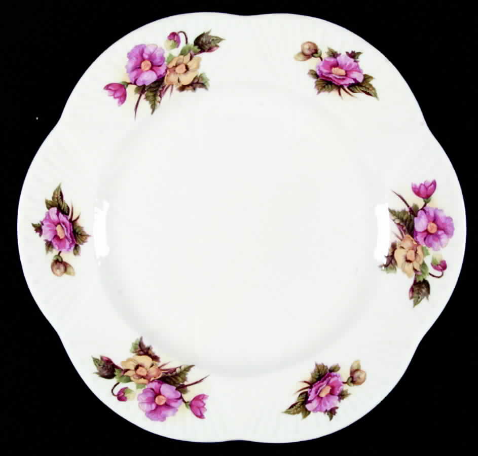 Begonia (Dainty Shape) Dinner Plate by Shelley-1