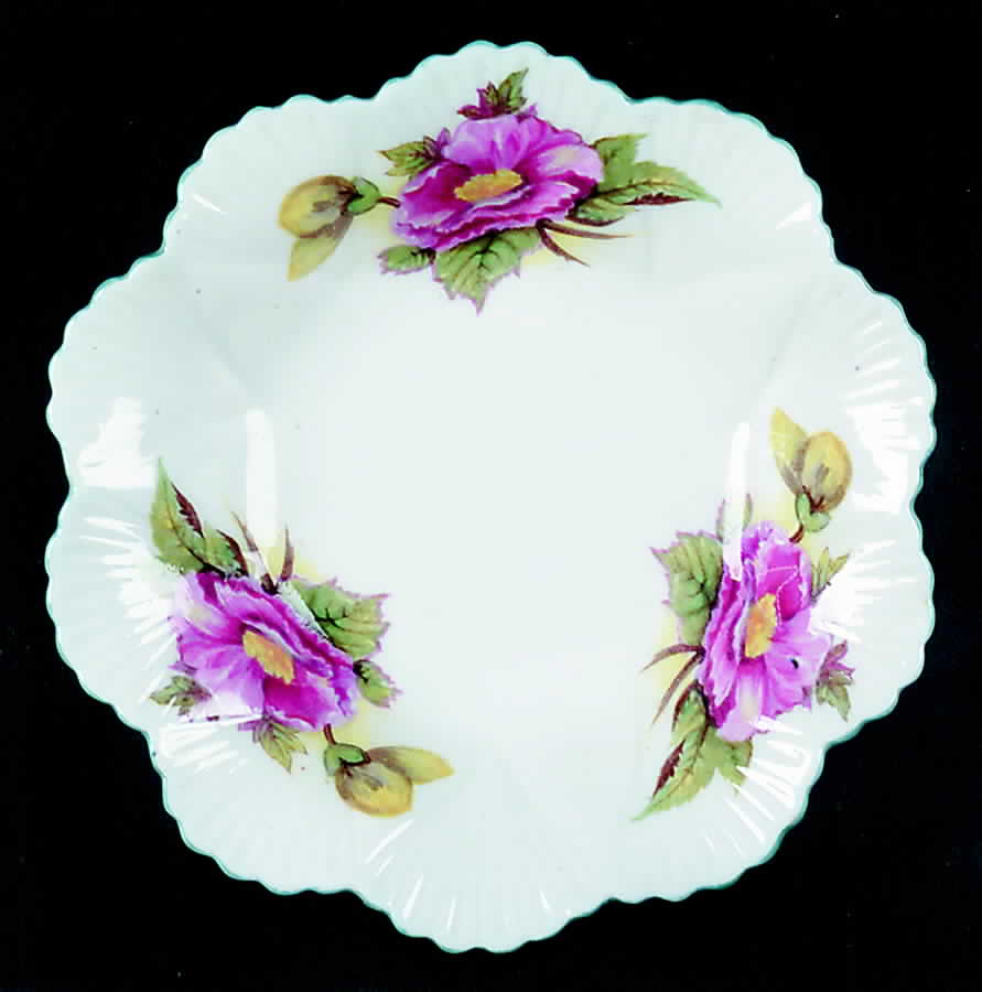 Begonia (Dainty Shape) Round Sweet Meat Dish by Shelley-1