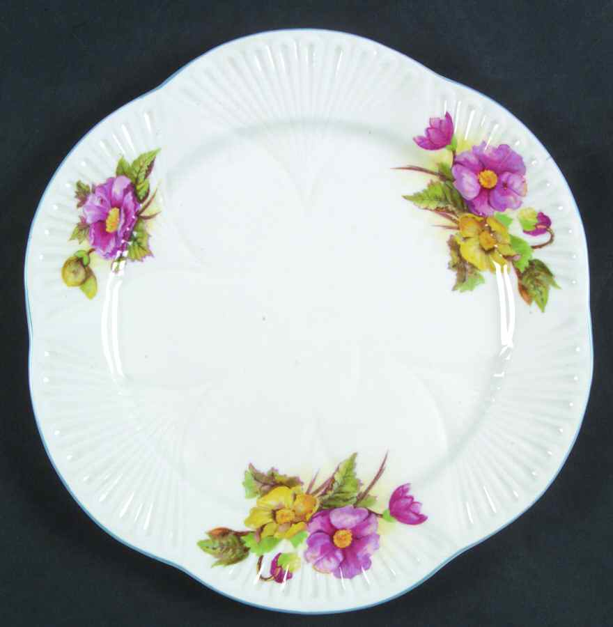 Begonia (Dainty Shape) Salad Plate by Shelley-1