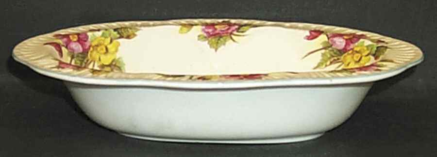 Begonia (Dainty Shape) 9" Oval Vegetable Bowl by Shelley-1